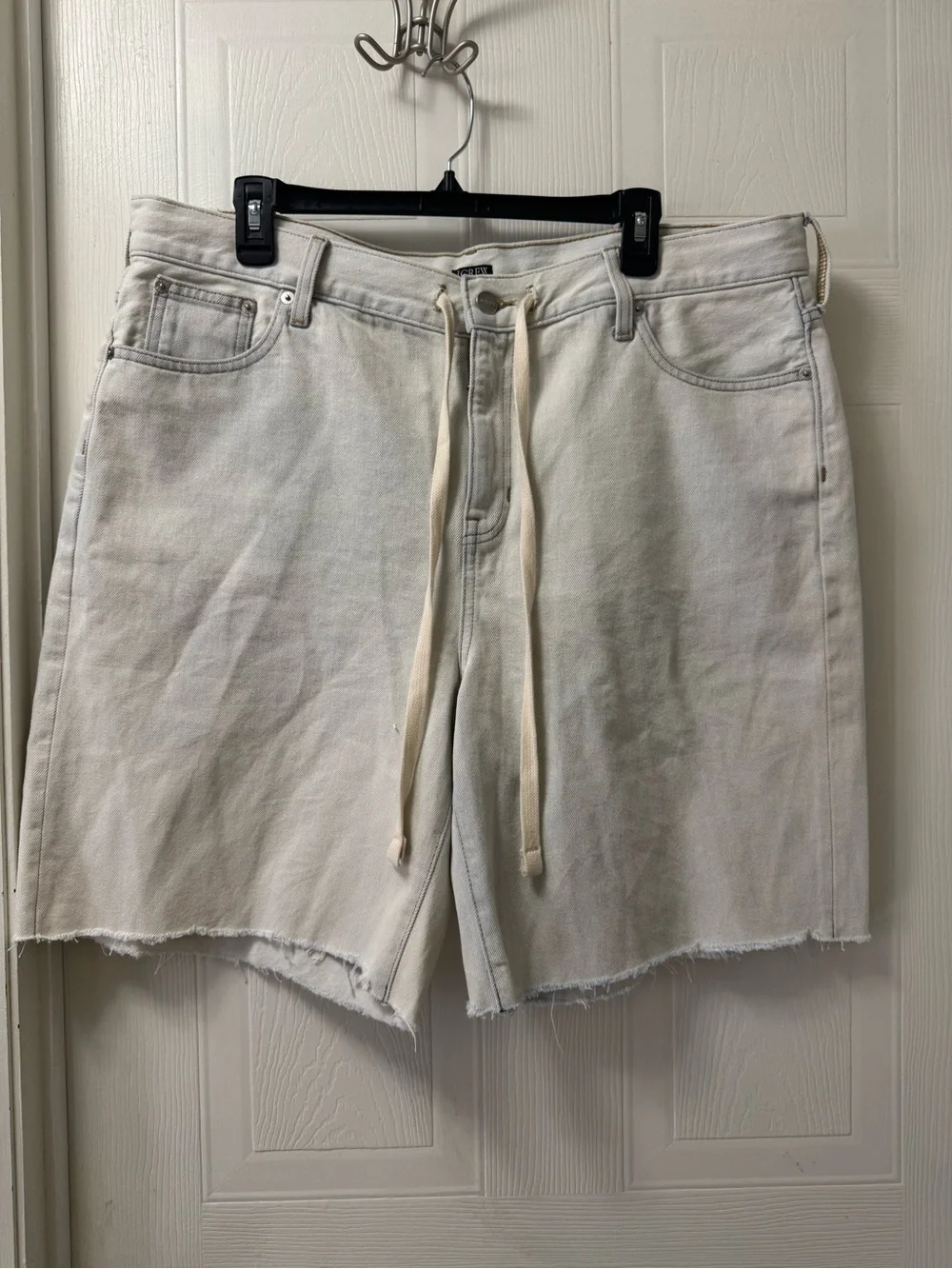 J. Crew relaxed knee- length denim short